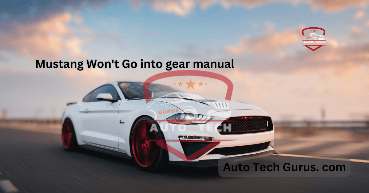 Mustang Won't Go into gear manual