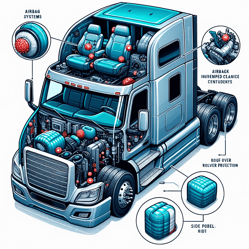 The-image-should-depict-a-semi-truck-equipped-with-modern-airbag-technology